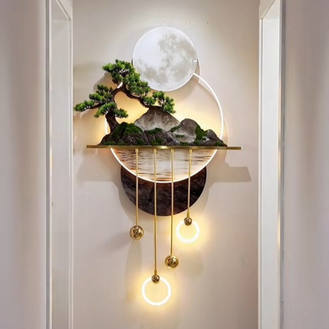 Magisches Natur Wandlicht